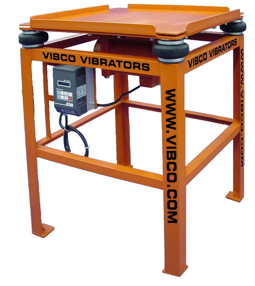 35x35 Cm "Vibro Pro Kinetic "small Concrete Vibration Table Vibrating Test Bench Compactor Platform Stainless Steel 110V